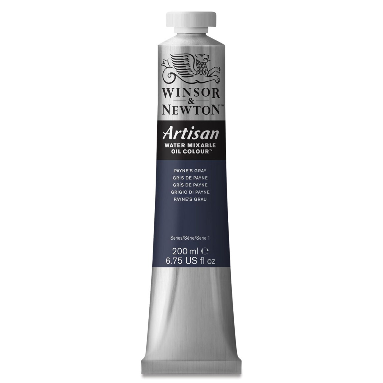 Winsor & Newton Artisan Water Mixable Oil Paint - Payne's Gray, 200 ml tube